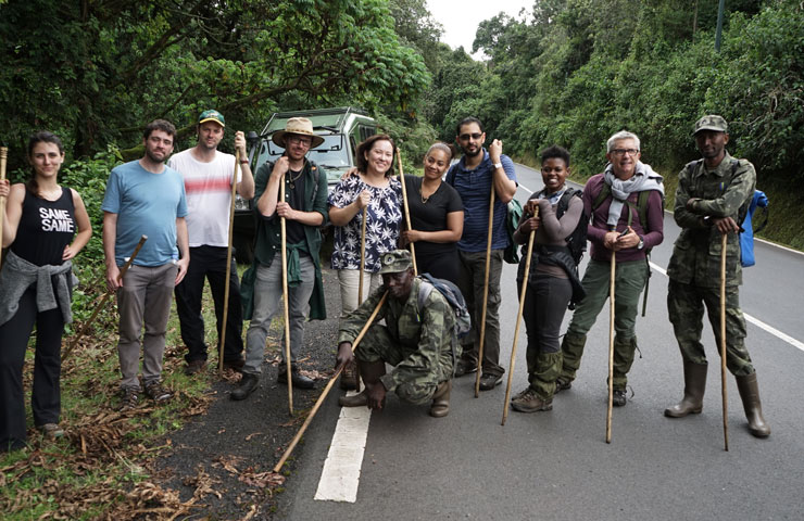 carry on chimpanzee trekking